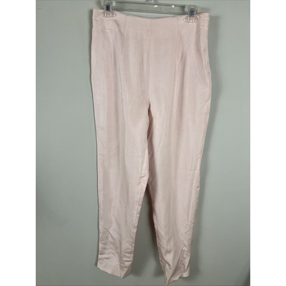Steven Stolman 100% Silk Pink Dress Pants 30 Inseam 30 Waist
